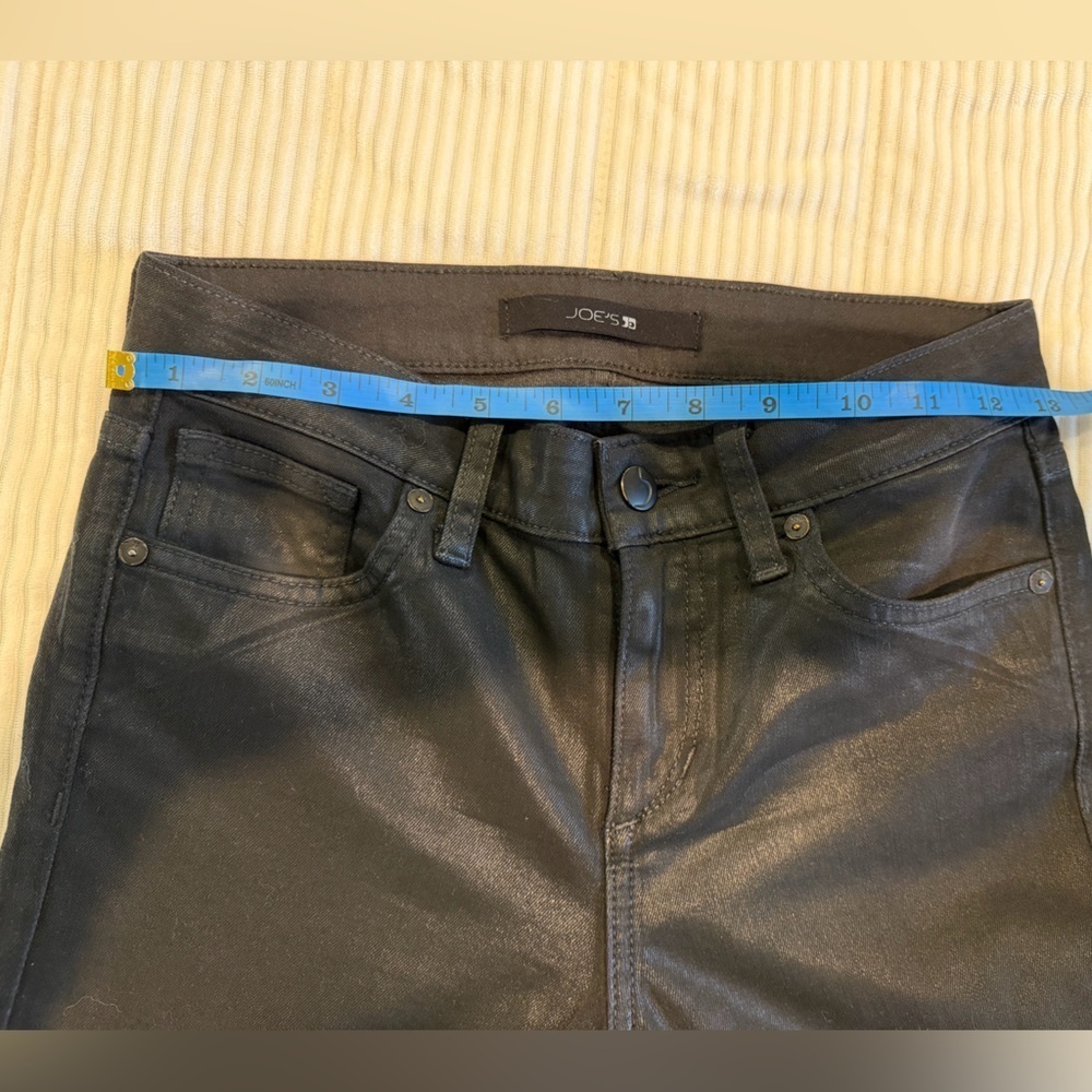 Joe’s Jeans Black Denim shiny material Jeans - Picture 4 of 5